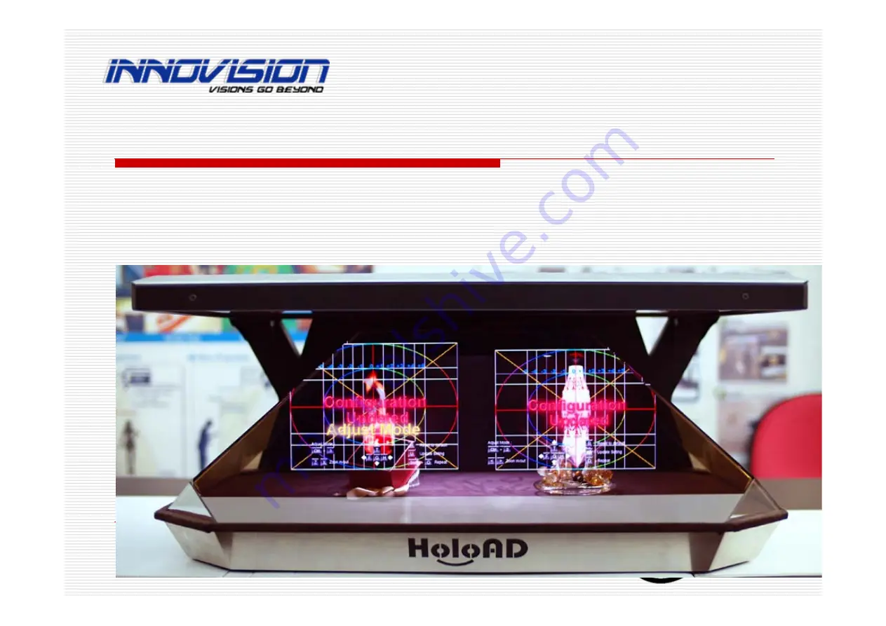 Innovision HoloAD DS3 Duke Operation Instruction Manual Download Page 18