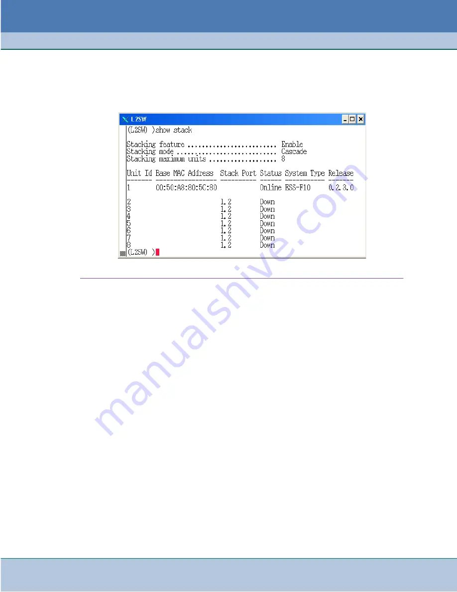 Innovx )DVW6ZLWFK#57 Installation & Operation Manual Download Page 70