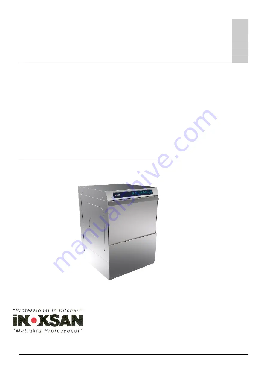 Inoksan BYM 052-Set User Manual Download Page 1