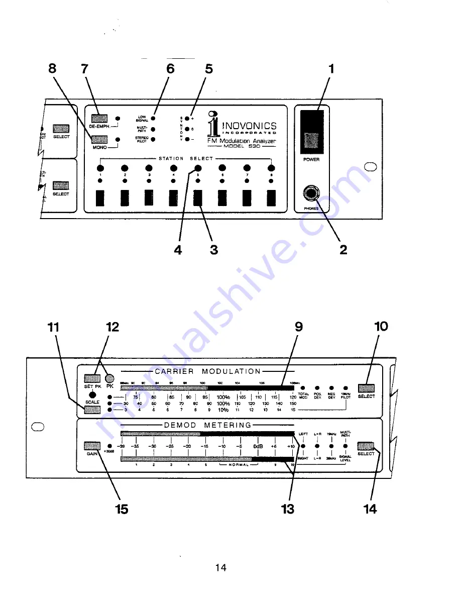 Inovonics 530 Скачать руководство пользователя страница 16