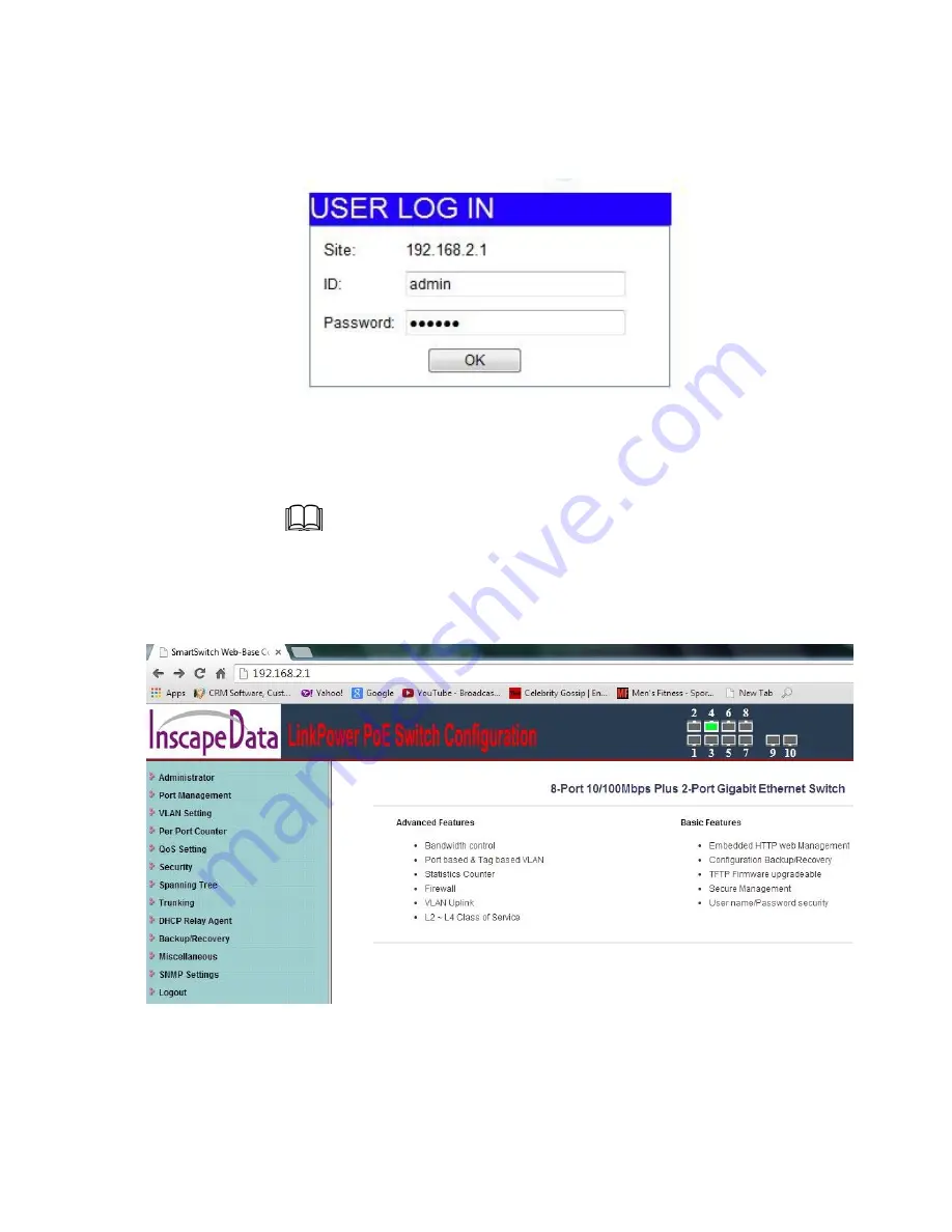 Inscape Data LinkPower LPS1800 Series Скачать руководство пользователя страница 22