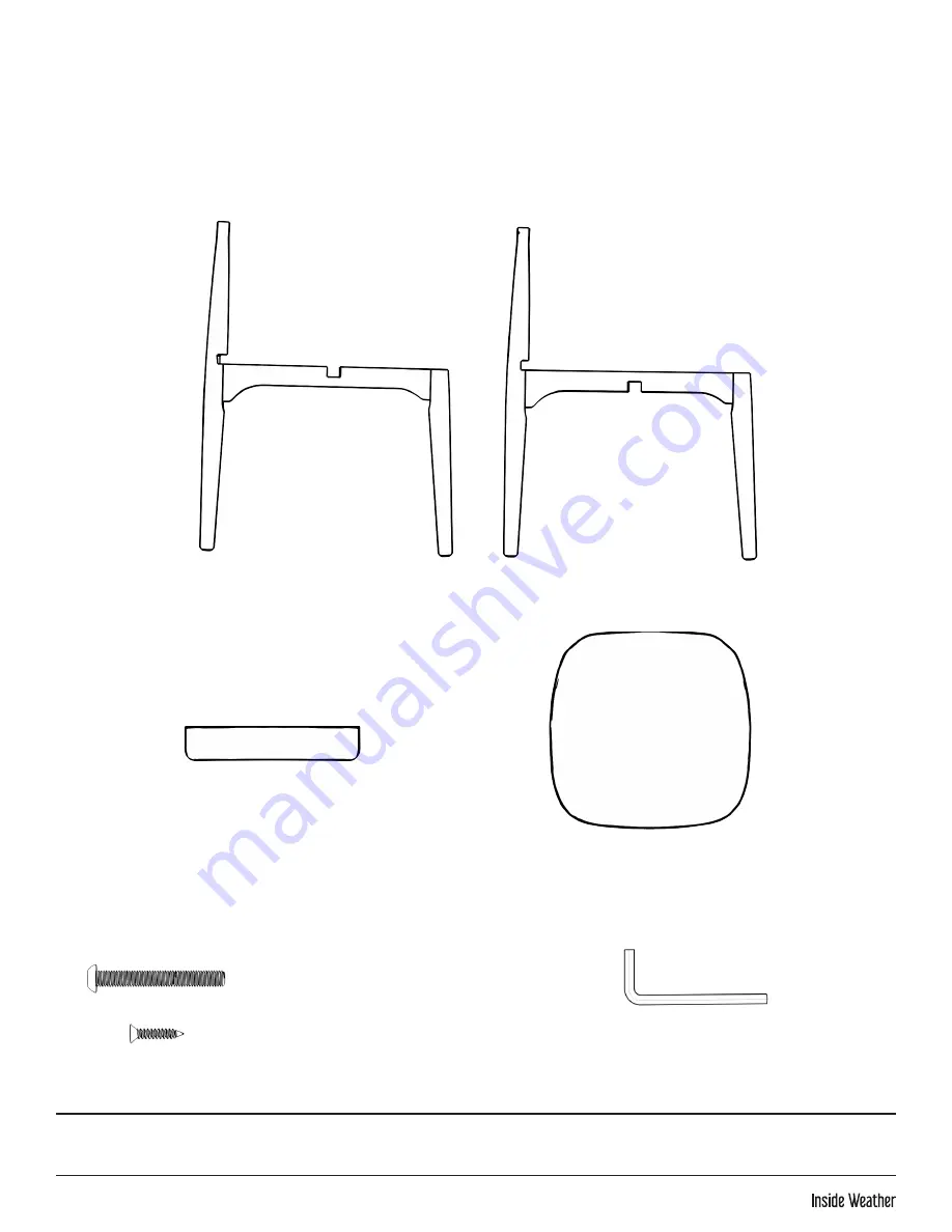 Inside Weather SARNO DINING CHAIR Скачать руководство пользователя страница 2