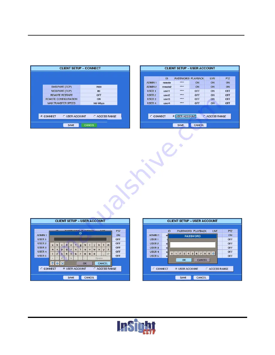 INSIGHT CCTV EDVR User Manual Download Page 82