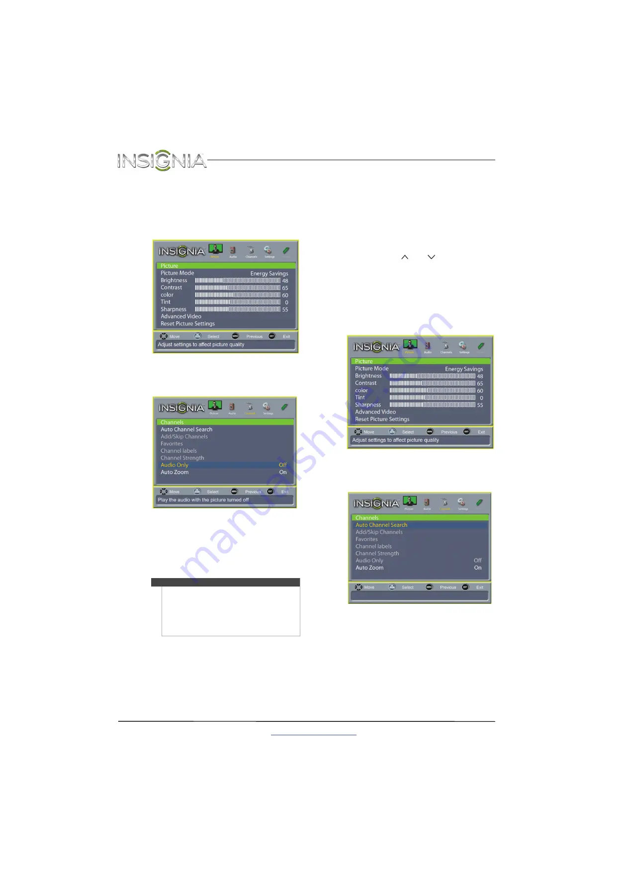 Insignia NS-19E310A13 (Spanish) Guía Del Usuario Download Page 34