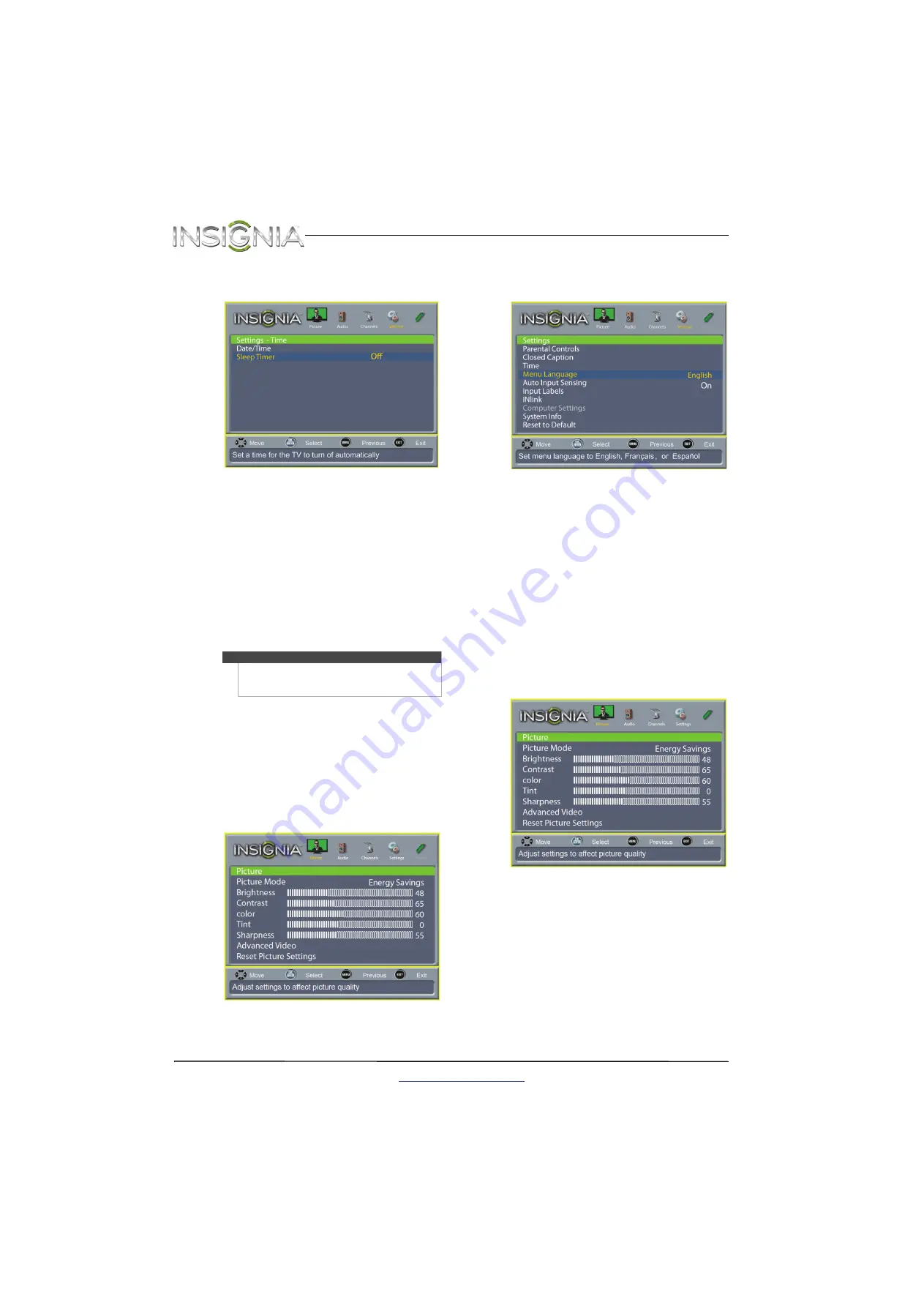 Insignia NS-19E310A13 (Spanish) Guía Del Usuario Download Page 48