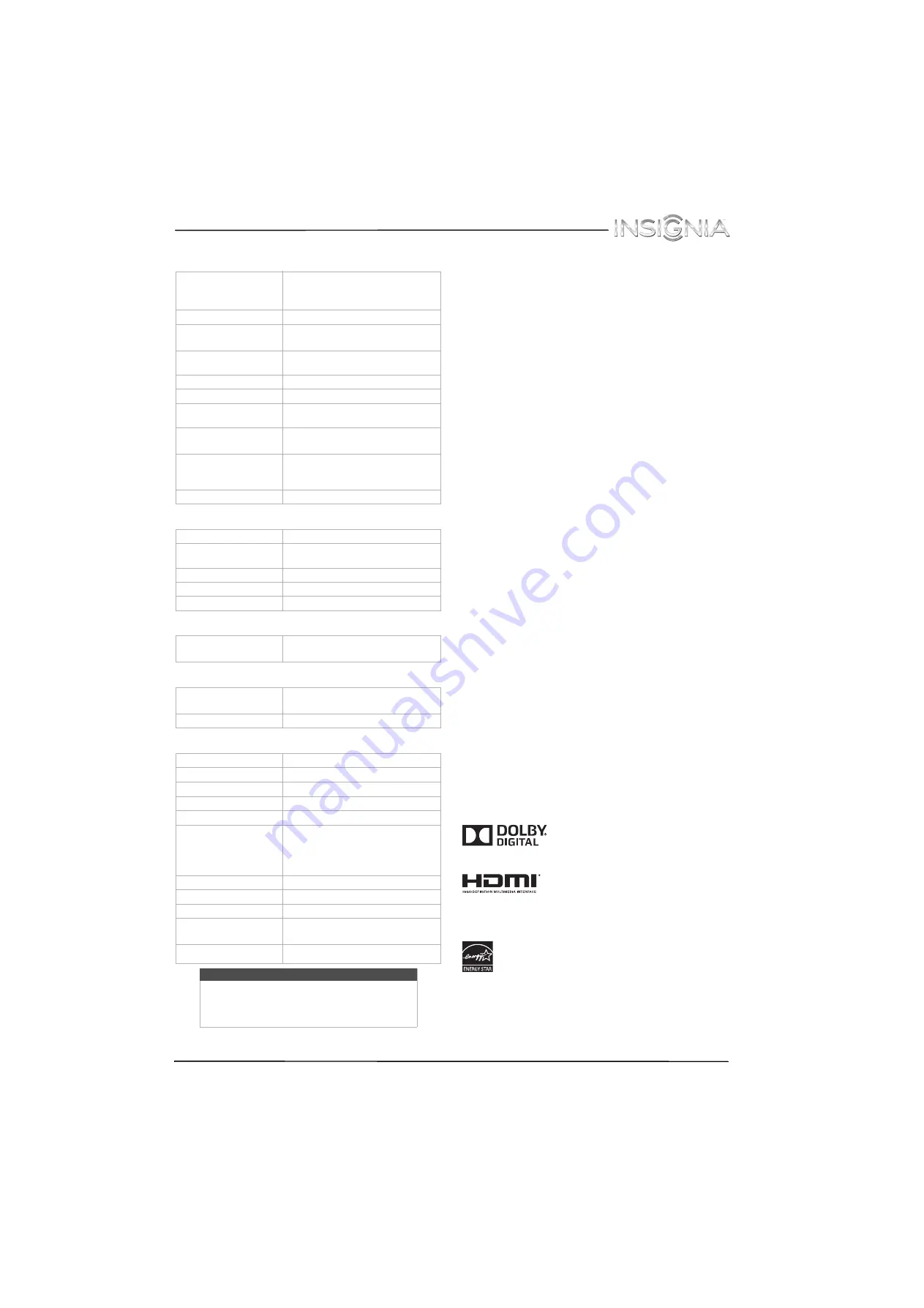 Insignia NS-32D20SNA14 (French) Information Importante Download Page 6