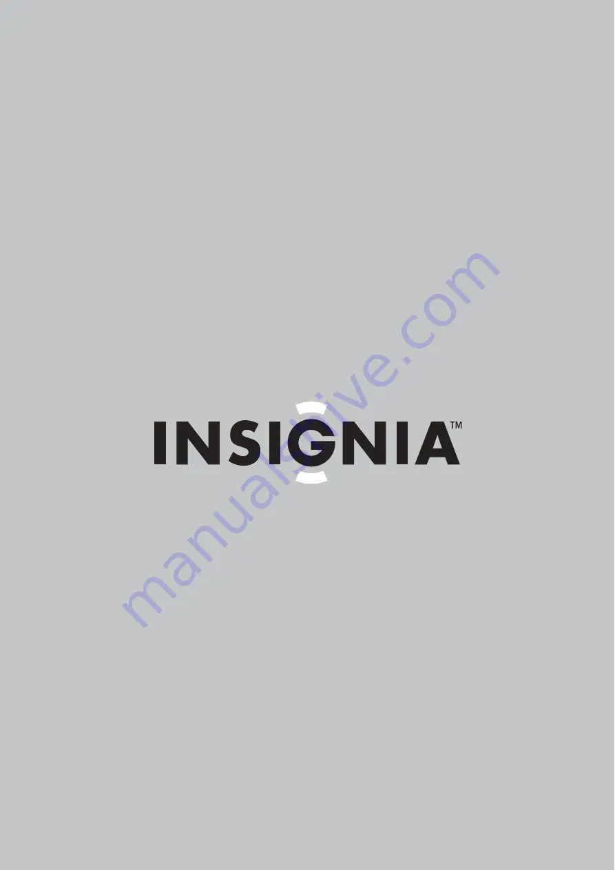 Insignia NS-42 User Manual Download Page 1