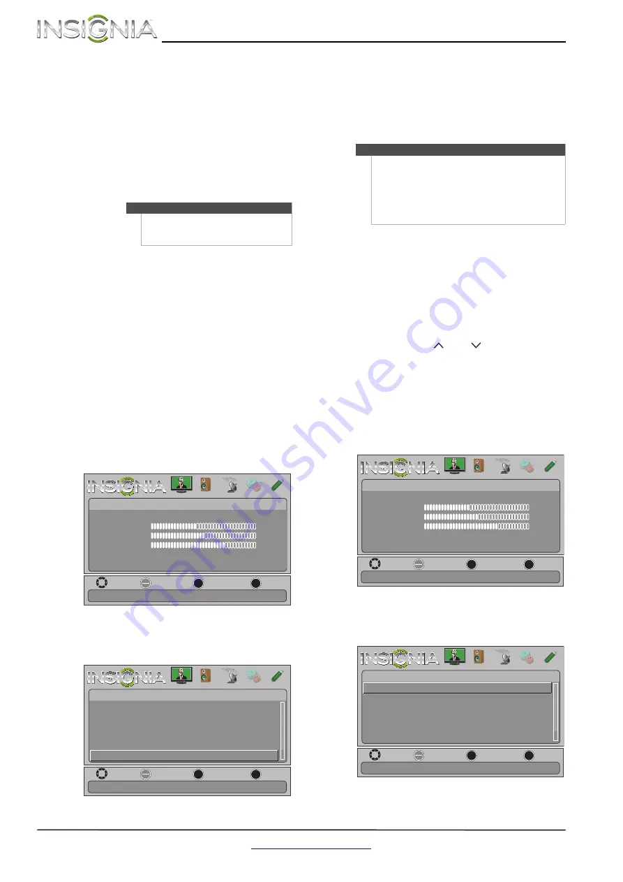 Insignia NS-42L260A13A (Spanish) Manual Del Usuario Download Page 34