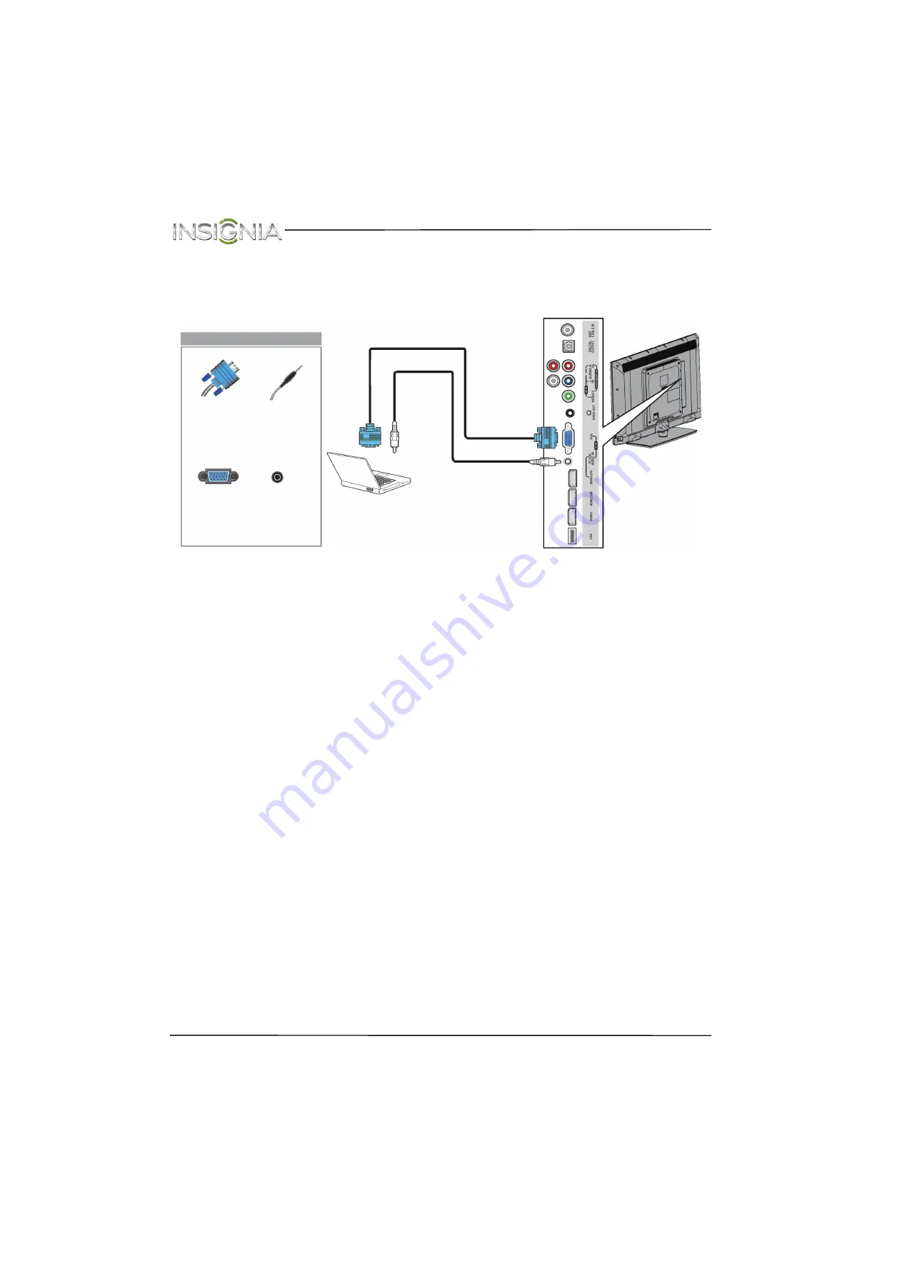 Insignia NS-46L400NA14 (Spanish) Guías Del Usuario Manual Download Page 30