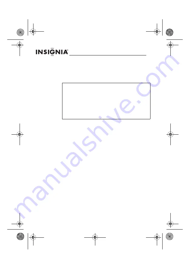 Insignia NS-DPF110S User Manual Download Page 4