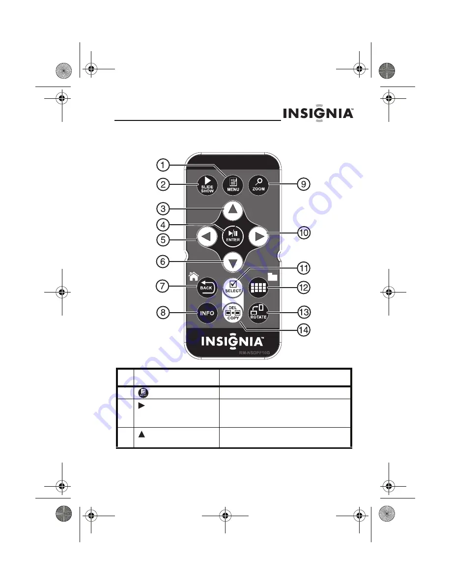 Insignia NS-DPF1110W Скачать руководство пользователя страница 9