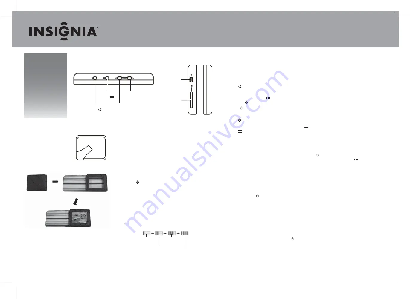 Insignia NS-DPF3G Скачать руководство пользователя страница 1