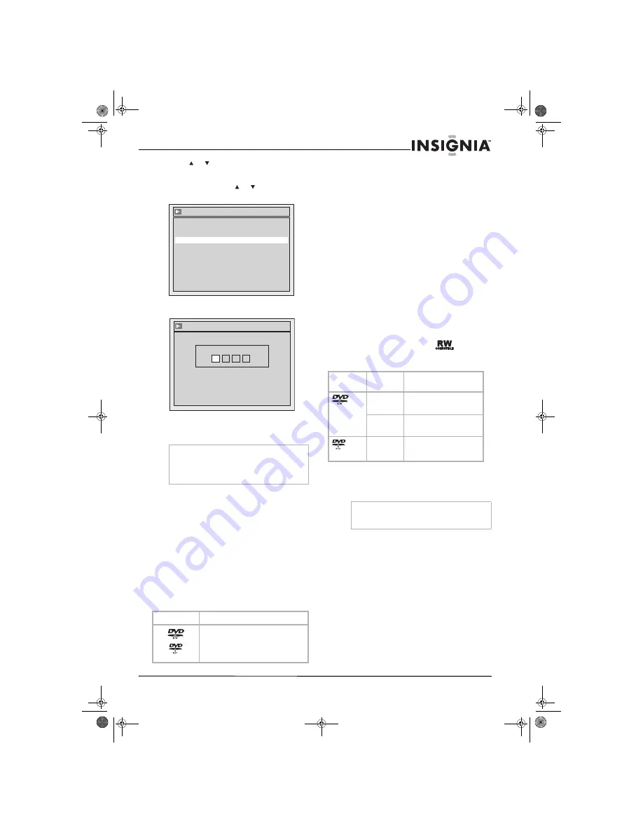 Insignia NS-FSDVDR User Manual Download Page 29