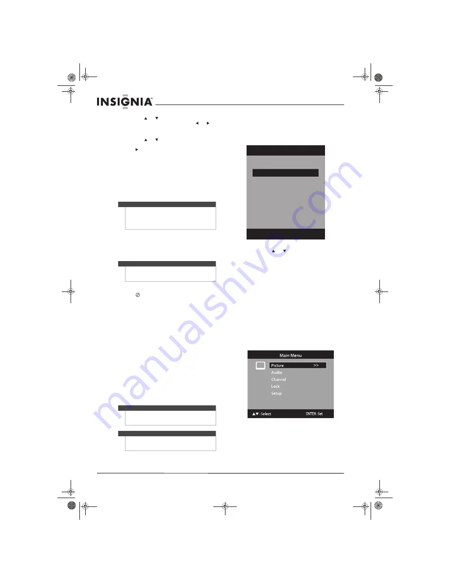 Insignia NS-LBD32X-10A Скачать руководство пользователя страница 20