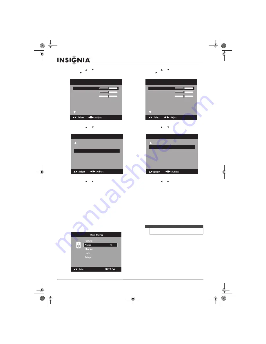 Insignia NS-LBD32X-10A Скачать руководство пользователя страница 28