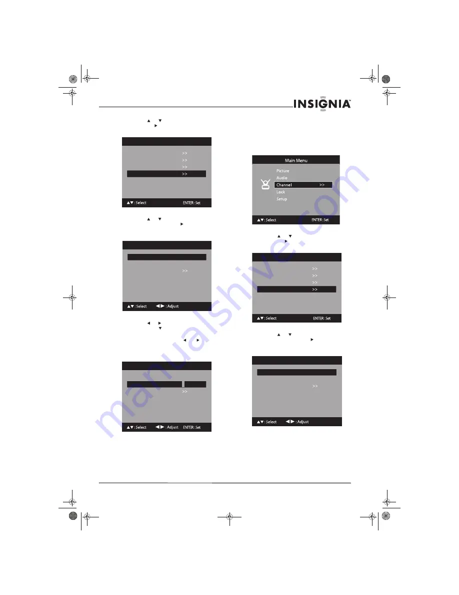 Insignia NS-LBD32X-10A (French) Manual De L'Utilisateur Download Page 33