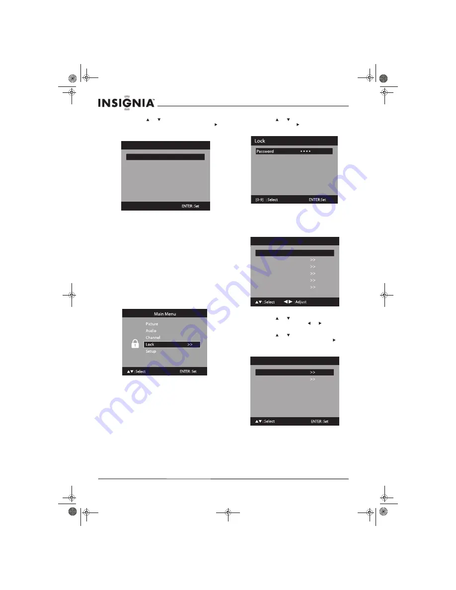 Insignia NS-LBD32X-10A (French) Manual De L'Utilisateur Download Page 36