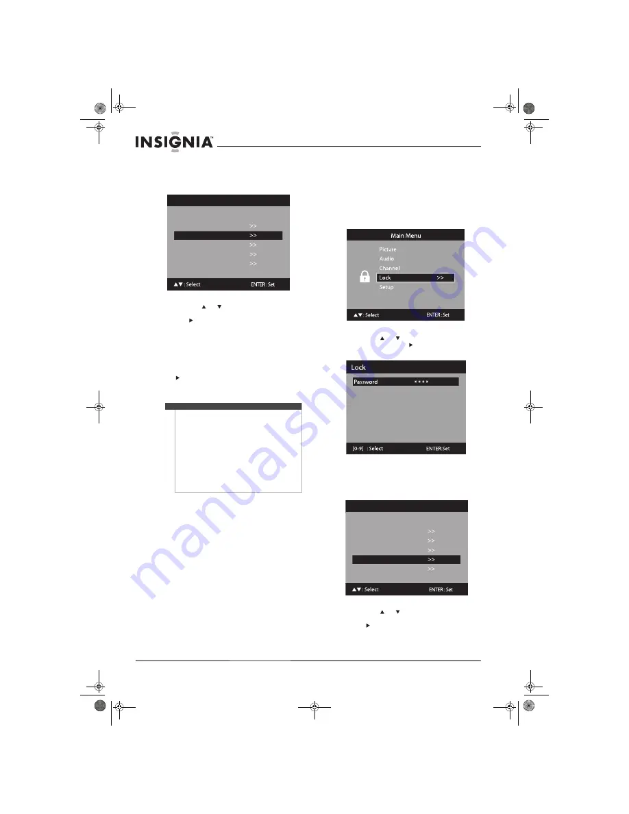 Insignia NS-LBD32X-10A Скачать руководство пользователя страница 38