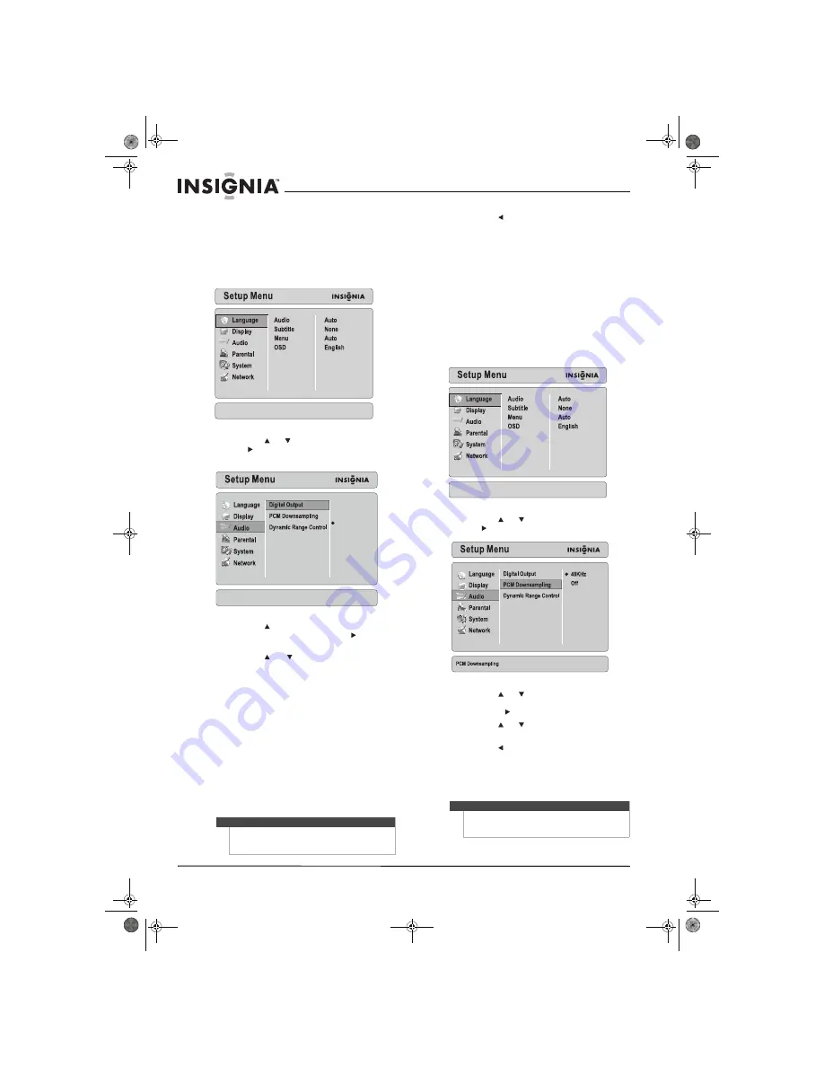 Insignia NS-LBD32X-10A Скачать руководство пользователя страница 52