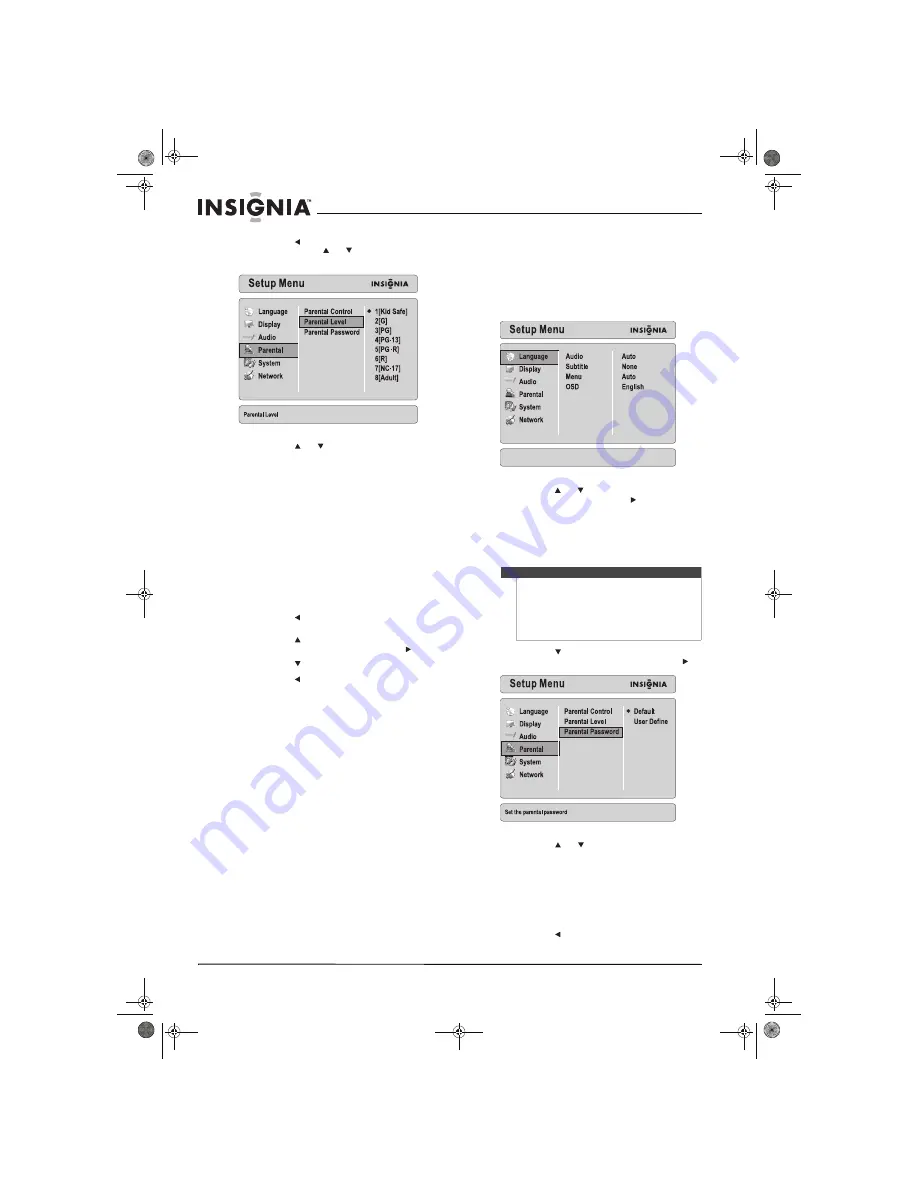 Insignia NS-LBD32X-10A Скачать руководство пользователя страница 54