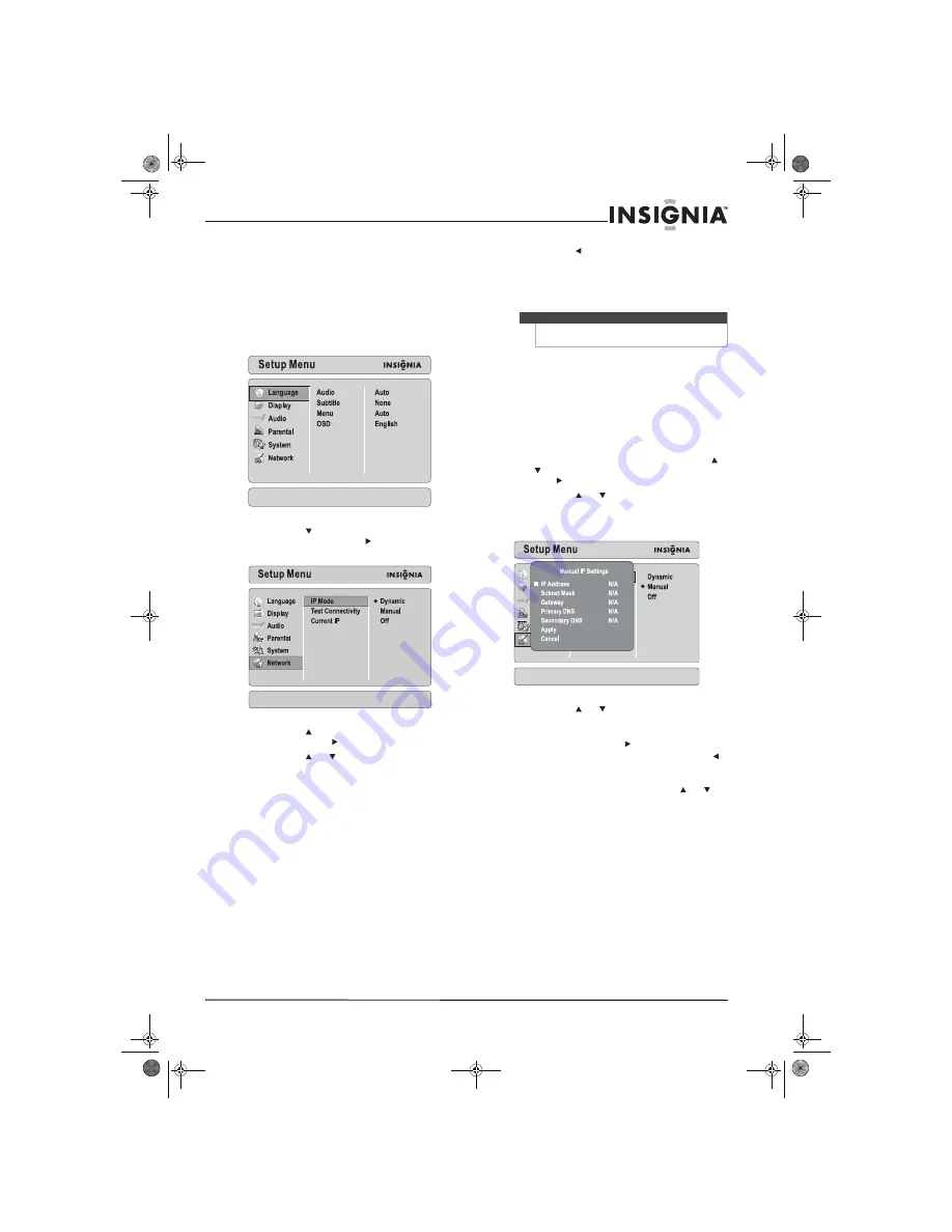 Insignia NS-LBD32X-10A Скачать руководство пользователя страница 57