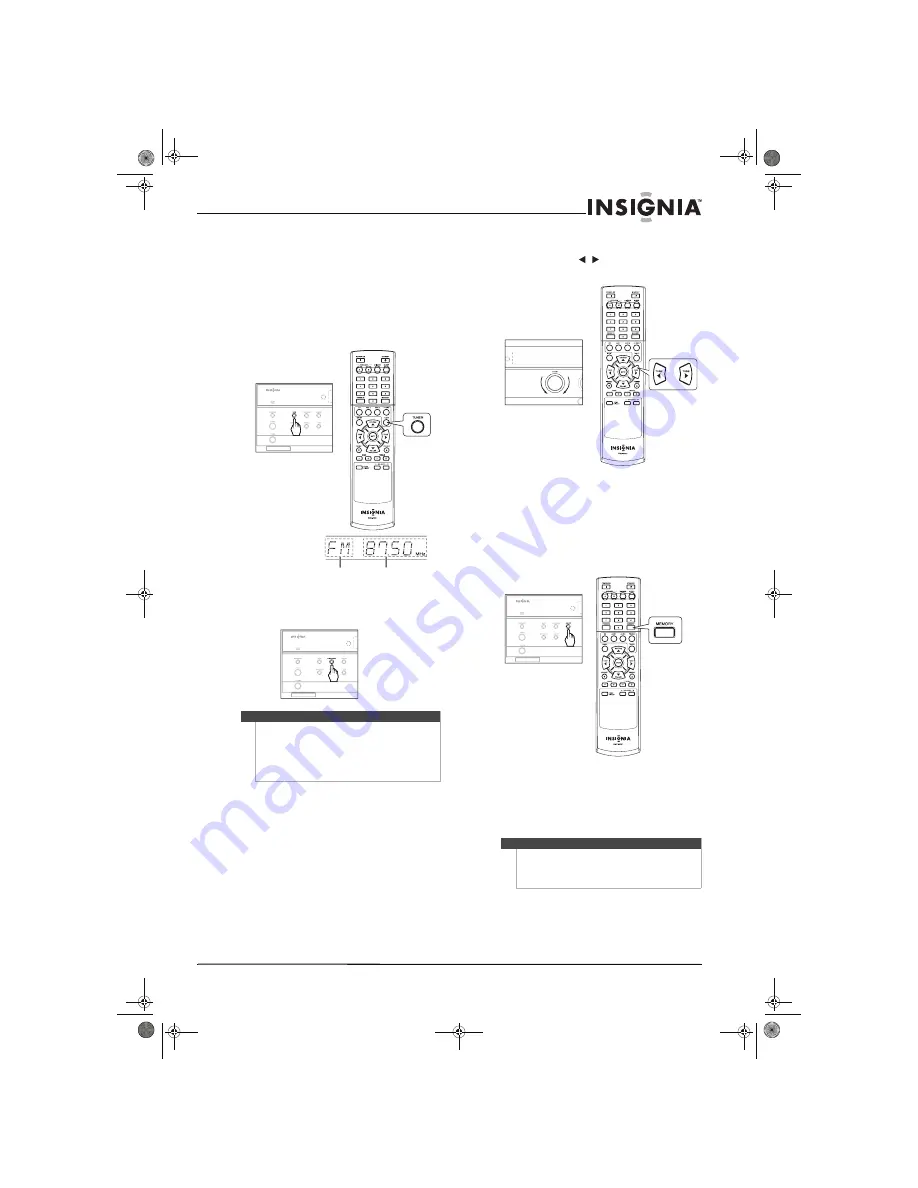 Insignia NS-R2001 (Spanish) Guía Del Usuario Download Page 11