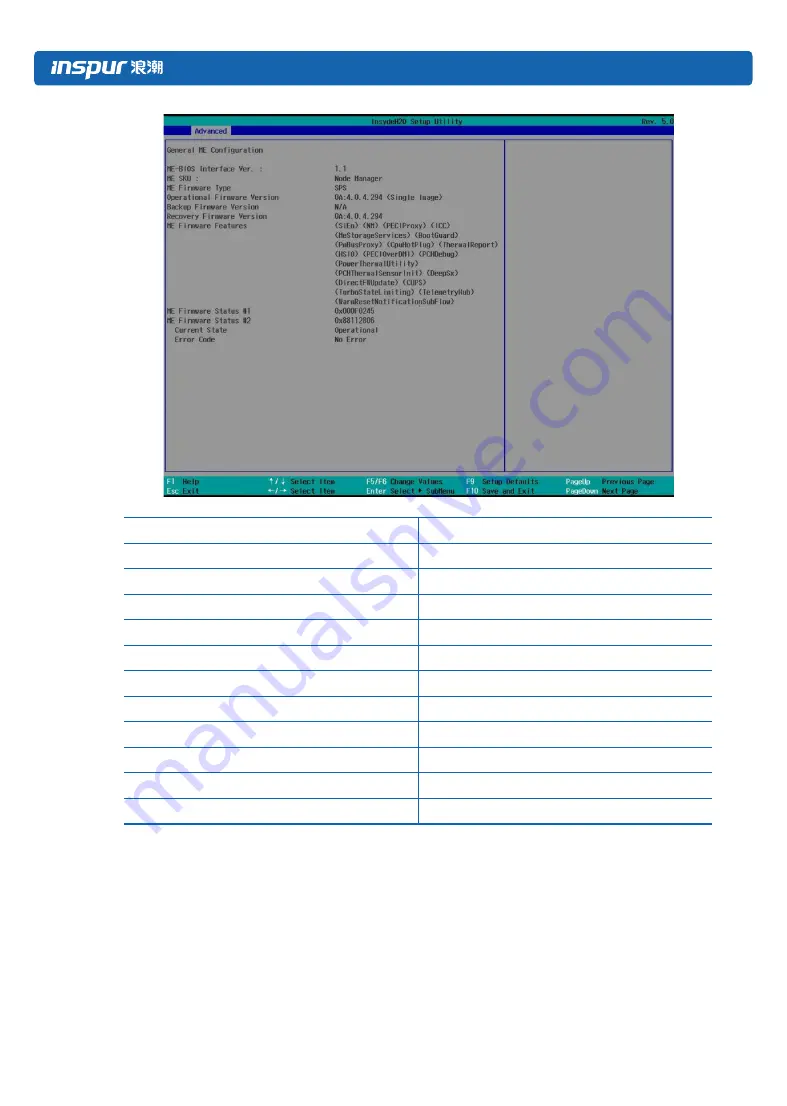 Inspur TS860M5 User Manual Download Page 60