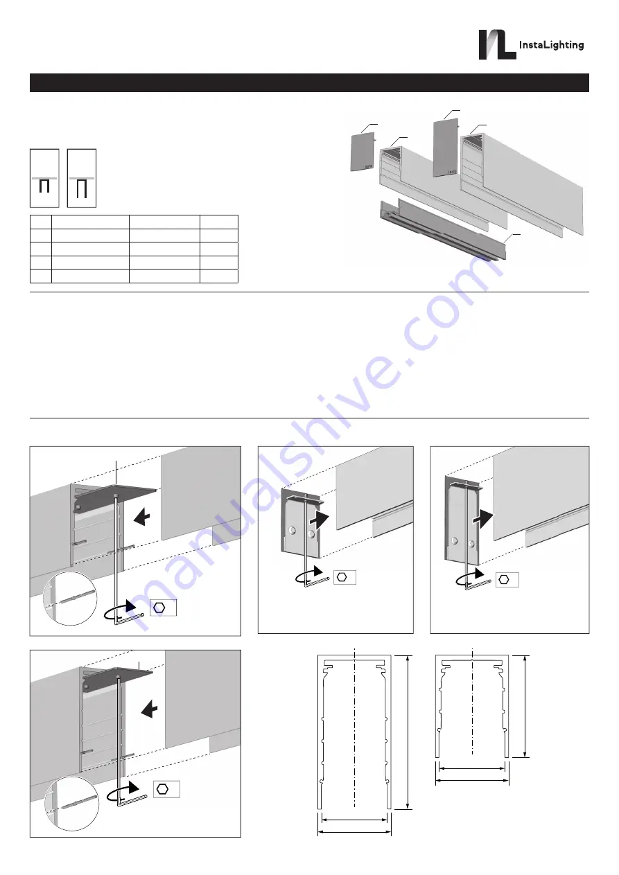 InstaLighting NoLimit 4033 Instruction Manual Download Page 1