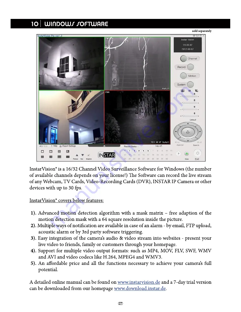 Instar IN-4010 v2 Quick Installation Download Page 29