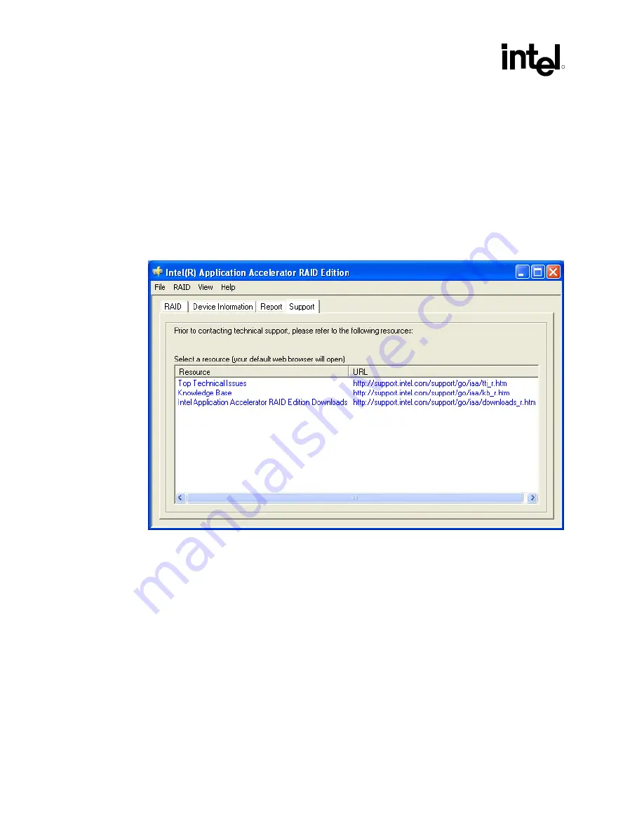 Intel Application Accelerator RAID Edition User Manual Download Page 74