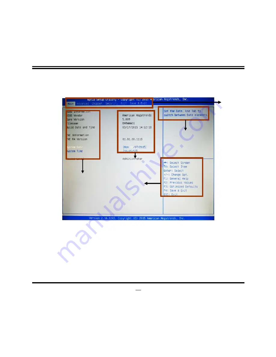 Intel G03-NF9W-F Technical Manual Download Page 31