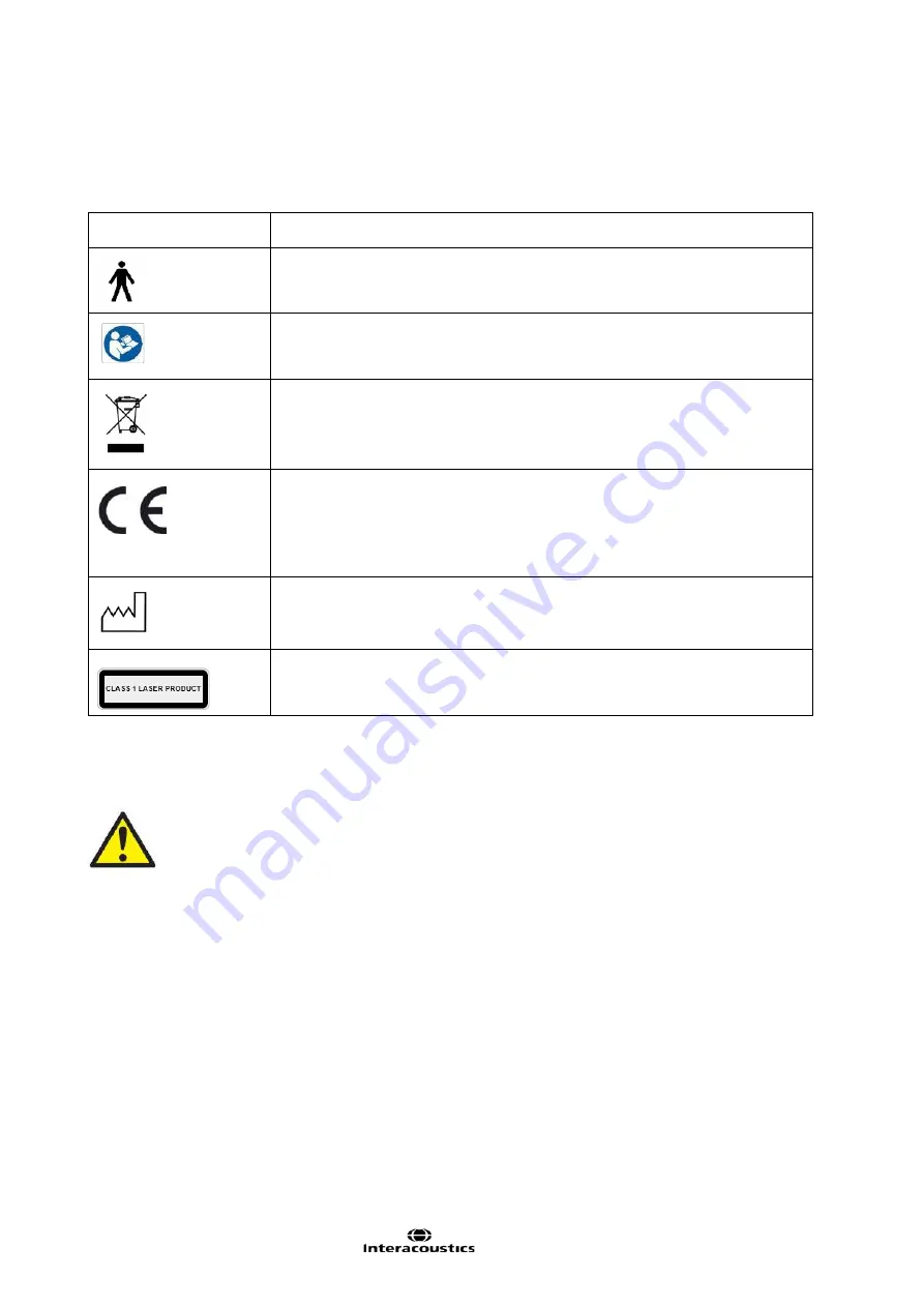 Interacoustics EyeSeeCam Instructions For Use Manual Download Page 264