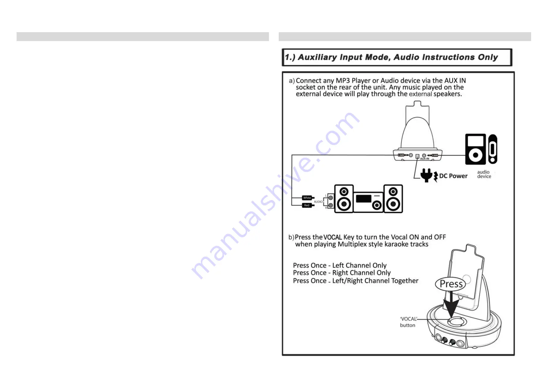 Interactive Showtime Karaoke ST2 Instruction Manual Download Page 3