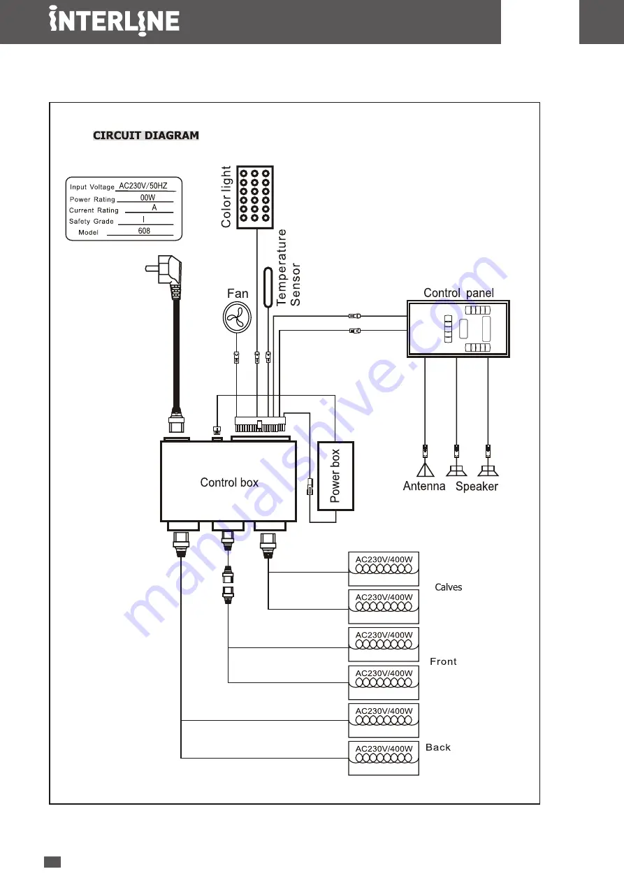 Interline 42250050 Instruction Manual Download Page 17