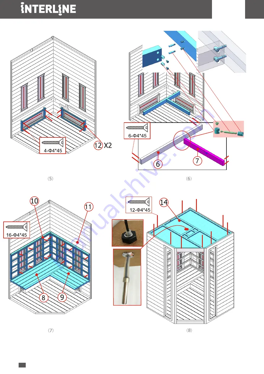 Interline 42250050 Instruction Manual Download Page 24