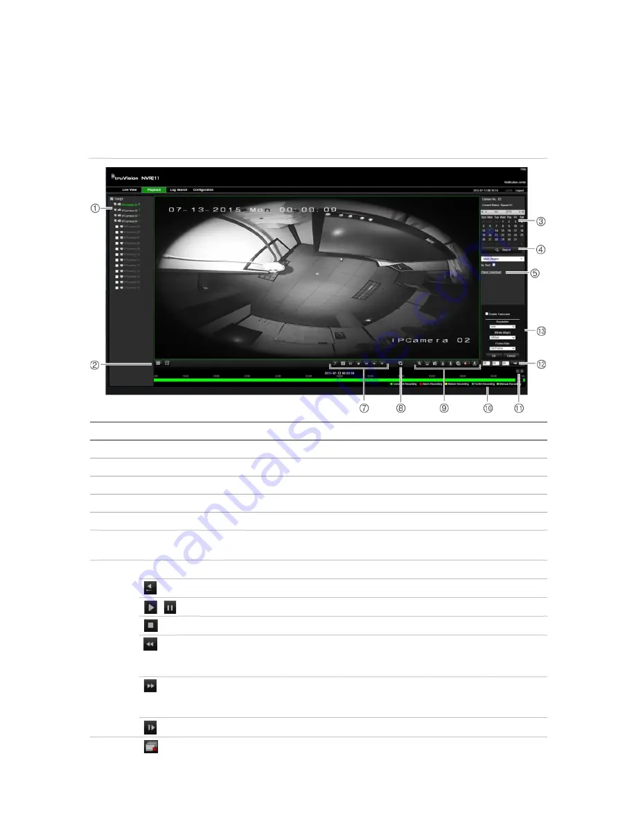 Interlogix TruVision NVR 21 User Manual Download Page 139