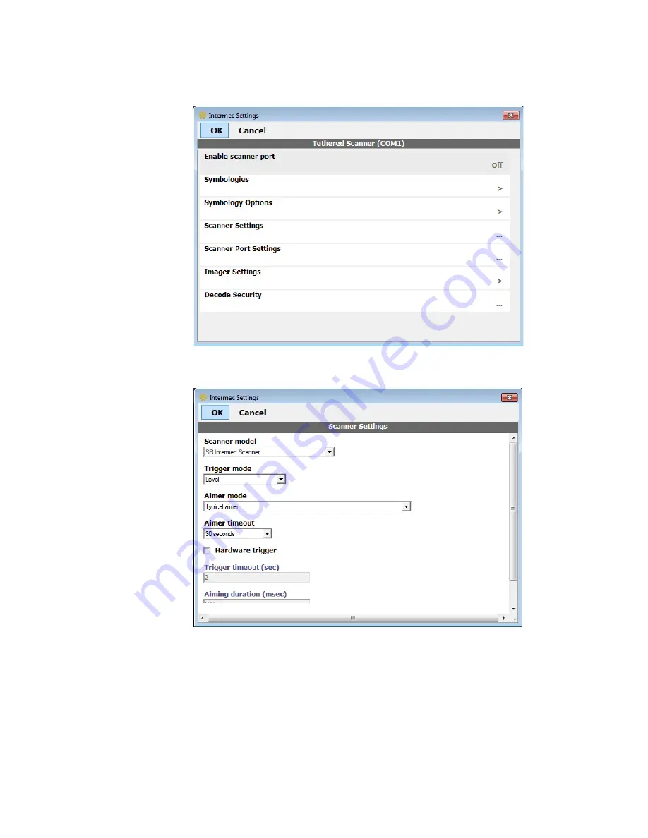 Intermec CV61 User Manual Download Page 58