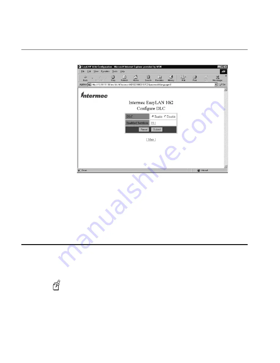 Intermec EasyLAN 10I2 User Manual Download Page 46