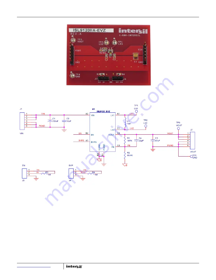 Intersil ISL9120IIx-EVZ Скачать руководство пользователя страница 3