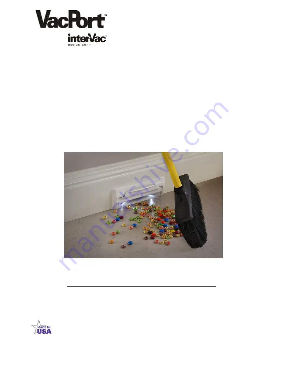 InterVac A900 Installation And Operating Manual Download Page 1