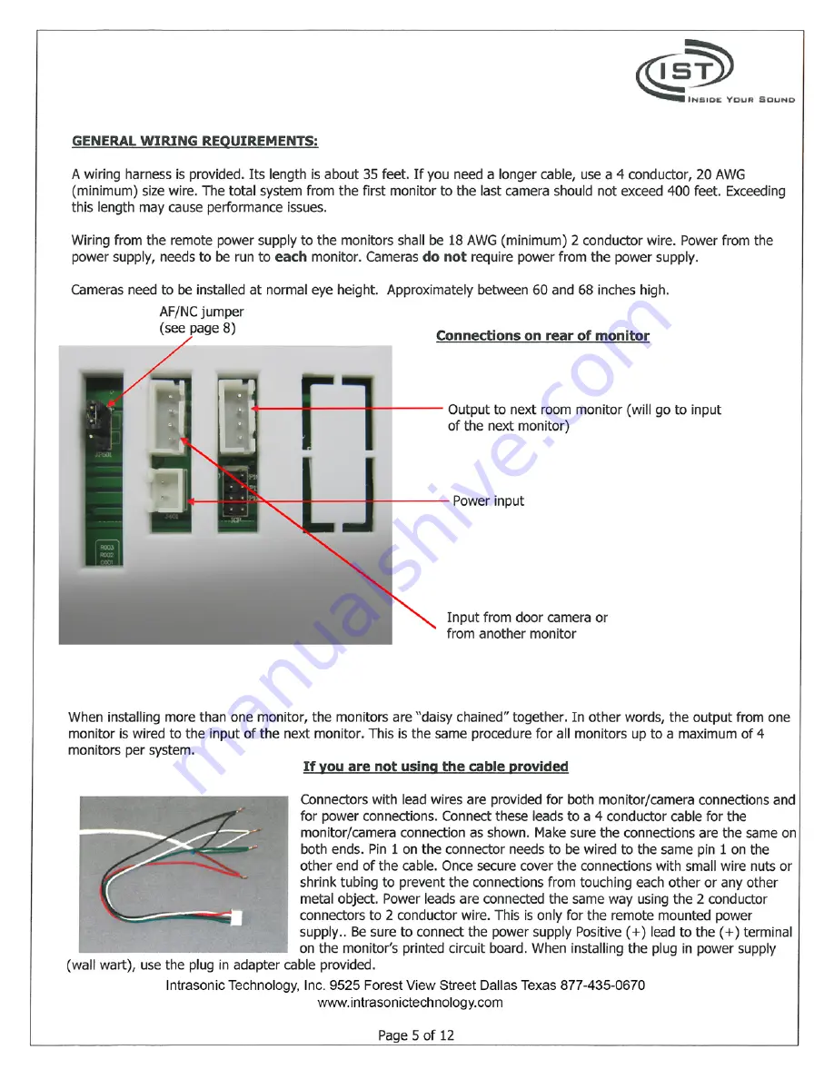 Intrasonic Technology V304 Скачать руководство пользователя страница 5