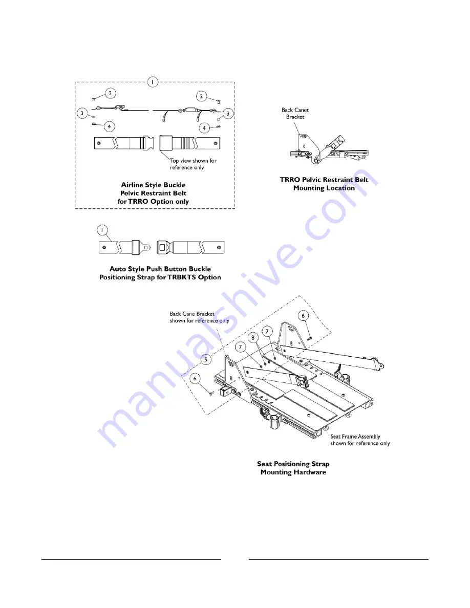 Invacare Pronto M71 Jr. Parts Catalog Download Page 134