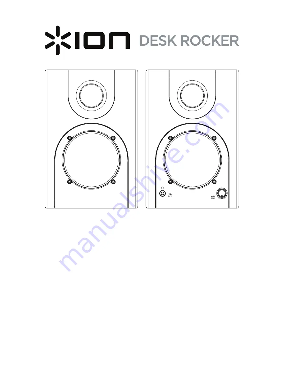 ION DESK ROCKER Скачать руководство пользователя страница 1