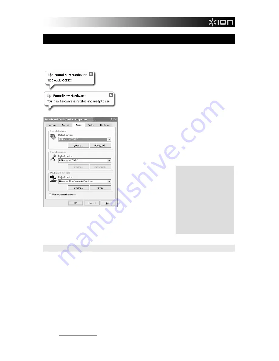 ION DESK ROCKER Owner'S Manual Download Page 7