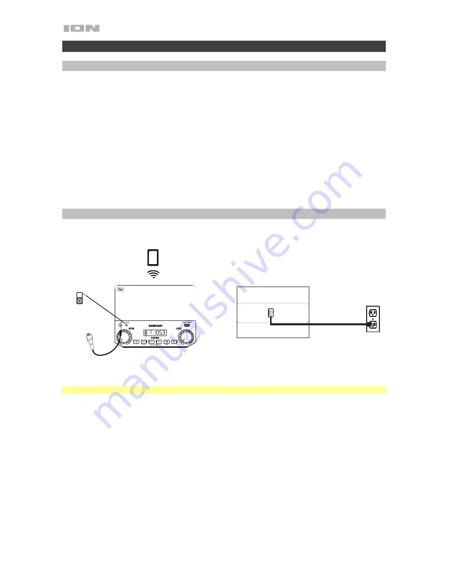 ION Game Day Quick Start Manual Download Page 18