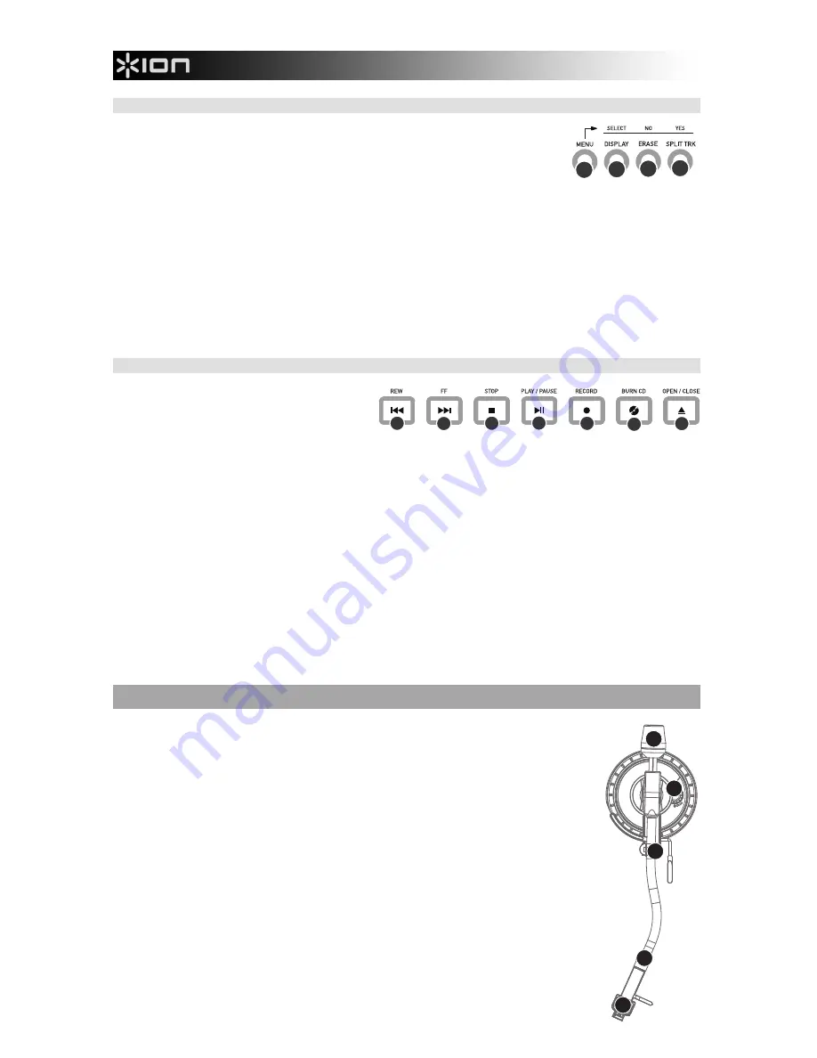 ION LP2CD Quick Start Manual Download Page 6