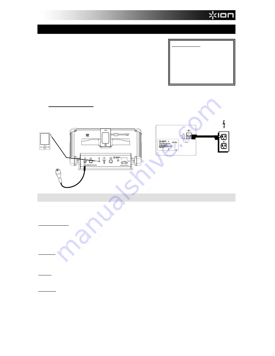 ION PA System Port Campus Quick Start Manual Download Page 2