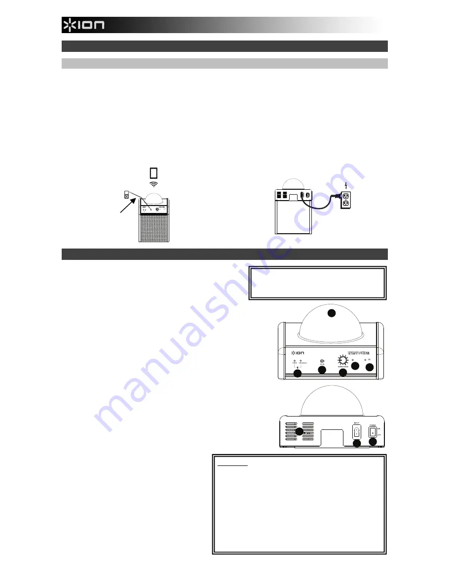 ION PARTY POWER Скачать руководство пользователя страница 4