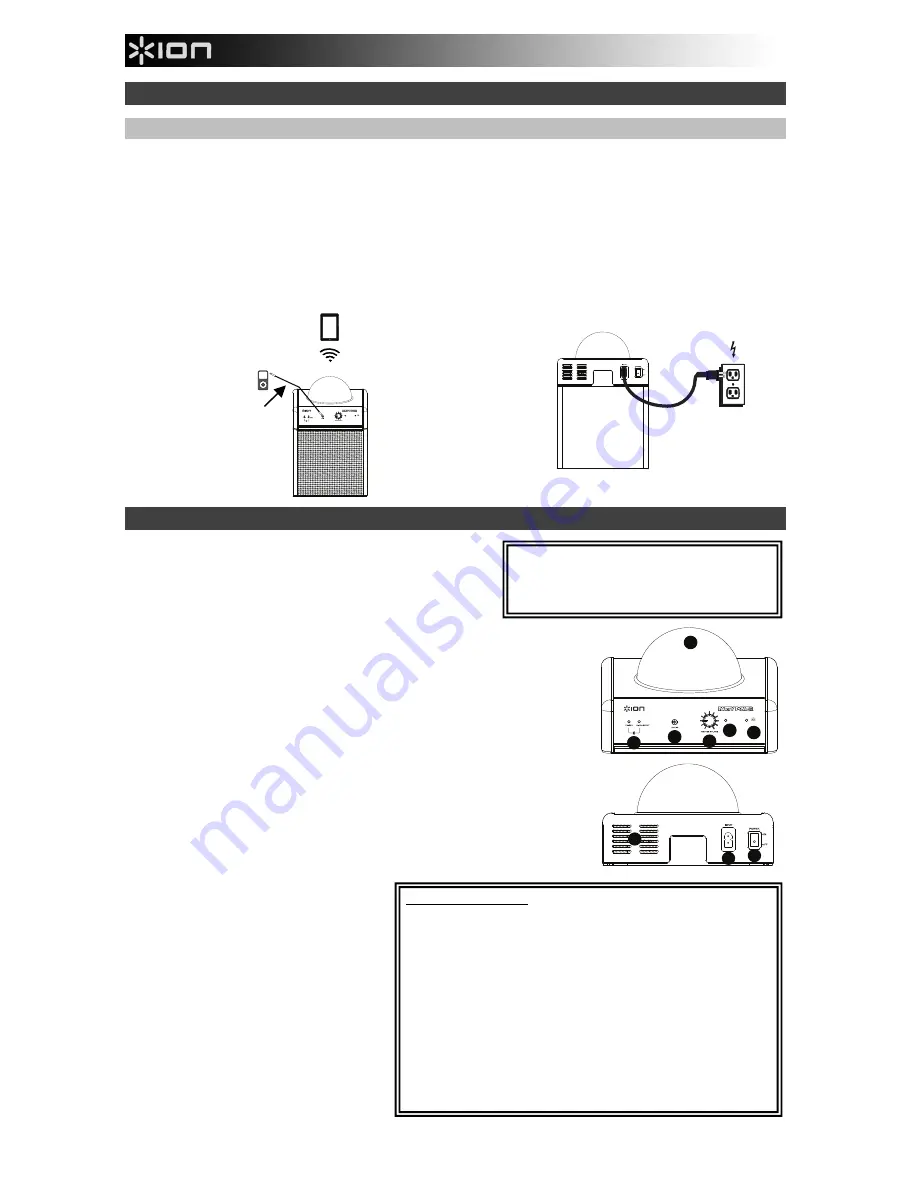 ION PARTY POWER Quick Start Manual Download Page 12