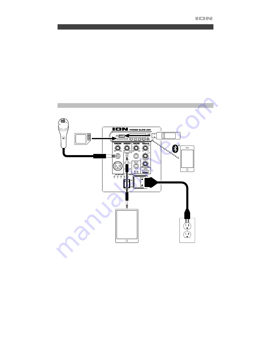 ION POWER GLOW 200 Quick Start Manual Download Page 13